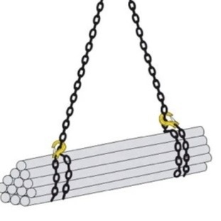 Imbracatura di sollevamento sopraelevata 26mm del cavo metallico degli accessori dell'imbragatura a catena del grado 80