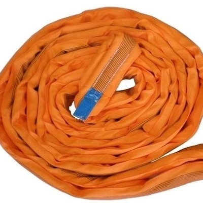 Imbracatura rotonda in poliestere arancione 60, 12 tonnellate, 2 metri