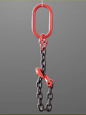 Imbragatura a catena di sollevamento 13mm del grado 80, catena di sollevamento della singola gamba