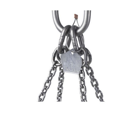 Imbragatura a catena di sollevamento a quattro zampe con l'Assemblea di maglia di connessione, catena del grado 80 di 10mm