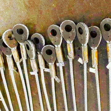 Assemblea di imbracatura solida duttile del cavo metallico del ditale del ferro 28mm