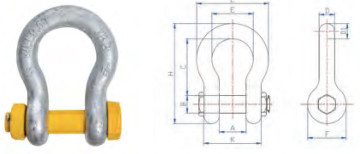 Durabilità galvanizzata Hardware e caratteristiche di sicurezza degli accessori impedisce lo svincolo accidentale del perno