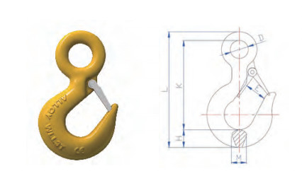 FE Clevis Aggancio di presa con legame a pera Vinicolo elettrico per barca con cinghia di rottura 7350 Kg zinco nero placcato
