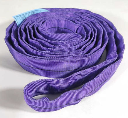Capacità di sollevamento 16 tonnellate Flat Webbing Sling con 6 1 Fattore di sicurezza per carichi pesanti e sollevamento sicuro