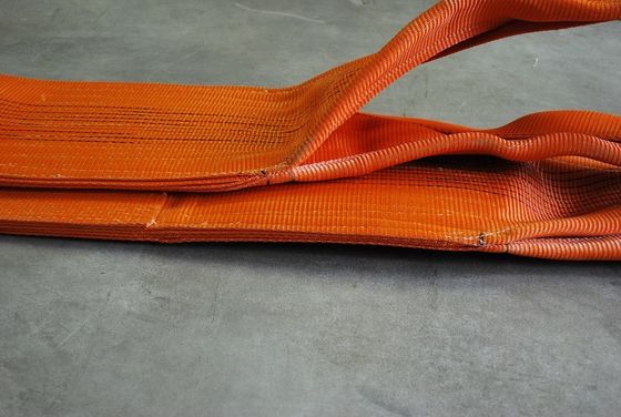 Imbracatura della tessitura del poliestere di tonnellata 300mm dell'arancia 24
