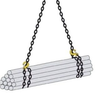 Sling per catene di sollevamento di grado industriale 80 con 21 WLL e servizi personalizzabili