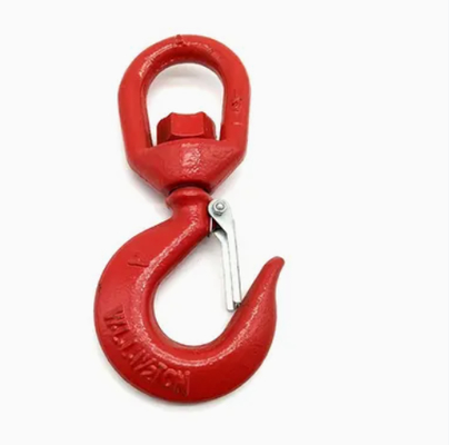Paranco a catena zincato A320 – Gancio di sollevamento di bloccaggio forgiato a goccia in acciaio legato US Type 320A con chiusura di sicurezza