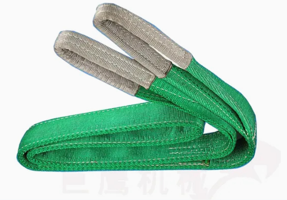 Fettuccia Rotonda in Poliestere con Occhielli da 5 Tonnellate – La Soluzione di Sollevamento Ultra Resistente