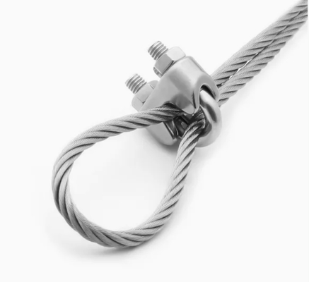 Acciaio inossidabile galvanizzato cavo di filo malleabile tubo clip tubo di presa SS304 U bullone