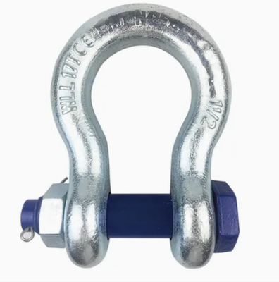 G2130 Accessorio per attrezzatura di sollevamento di tipo USA – Grillo ad arco/ancora ad alta resistenza con dado e bullone di sicurezza