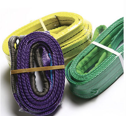 Industria marina Sling di poliestere con resistenza alla rottura 2T Temperatura -40 - 70 C