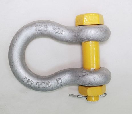 ASME B30.26-2004 Catene di tipo bullone standard con arco e perno verniciati in argento resistenti alla corrosione